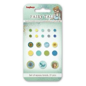 Ćwieki dekoracyjne ScrapBerry's 21szt, Fairy Tale